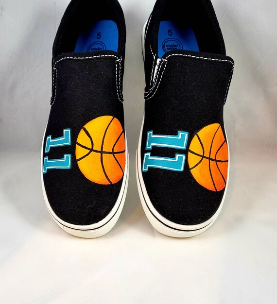 Painted basketball deals shoes