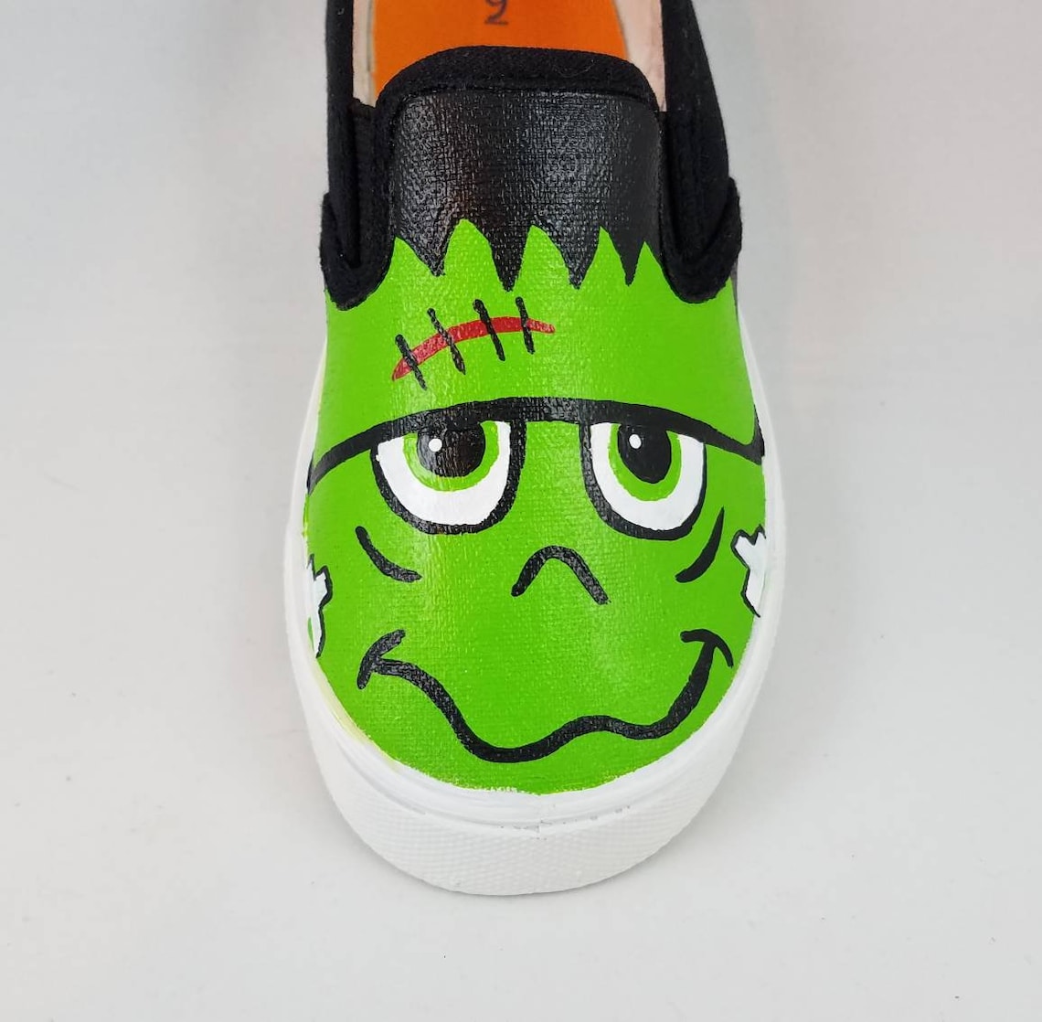 Hand PAINTED FRANKENSTEIN SHOES Halloween Shoes Baby/ Etsy