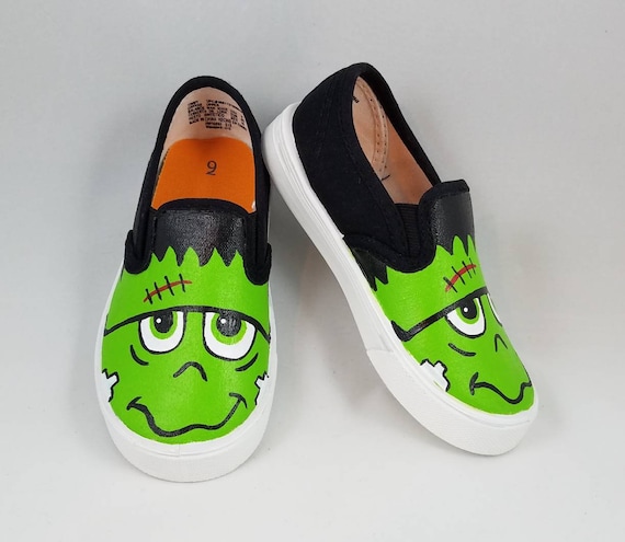 ZAPATOS FRANKENSTEIN PINTADOS MANO zapatos de Halloween - Etsy México
