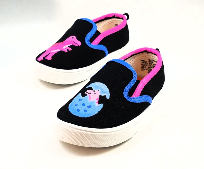 Hand Painted GIRLS DINOSAUR SHOES Baby/toddler Child/youth Etsy