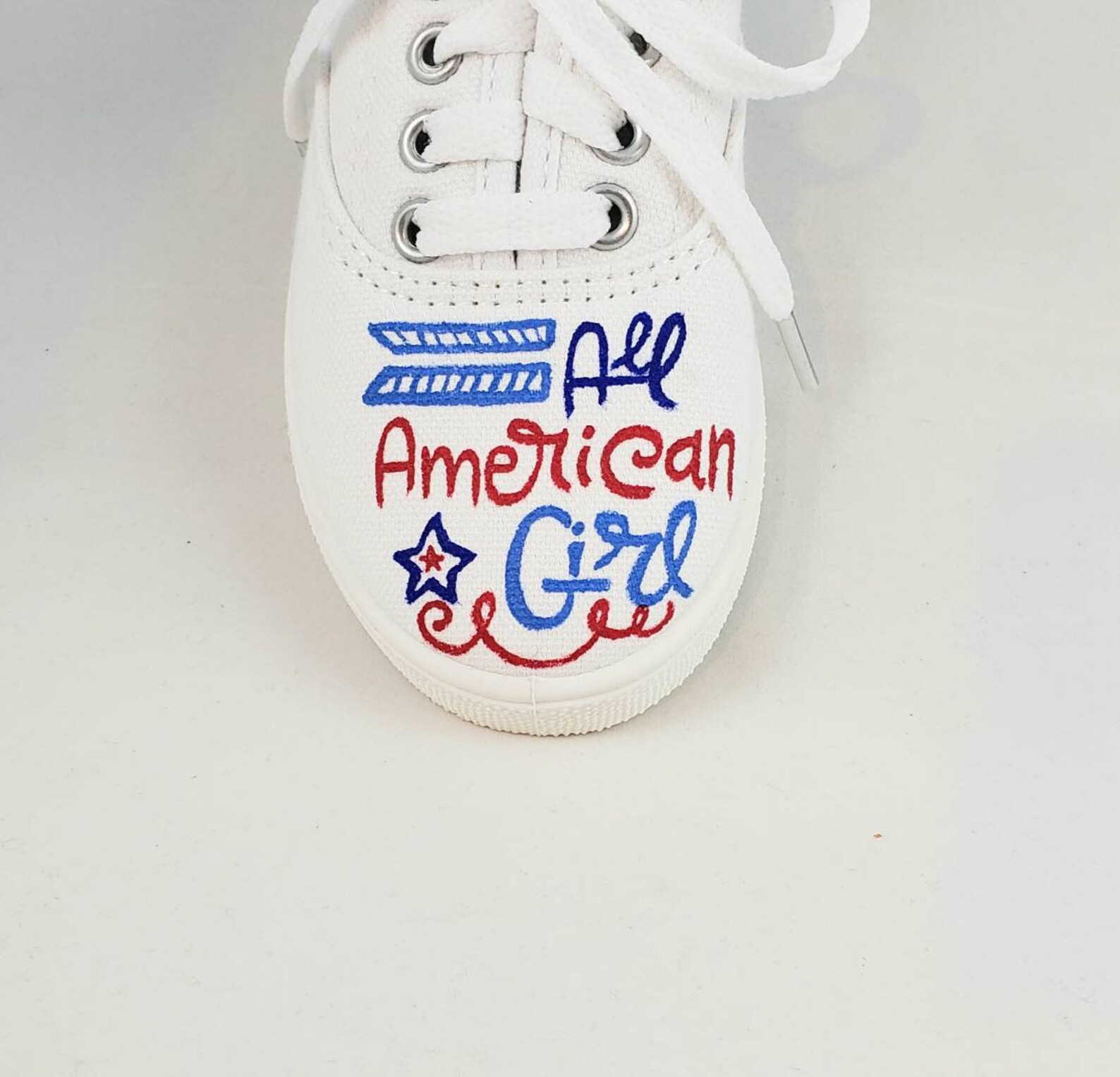 Hand PAINTED 4th of July Shoes Independence Days Shoes Etsy
