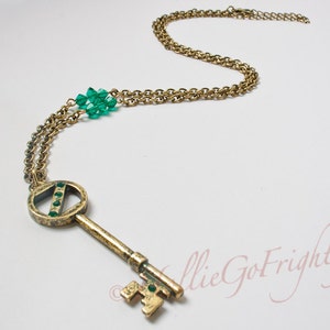 Return to Oz Key Emerald City Key Necklace image 2