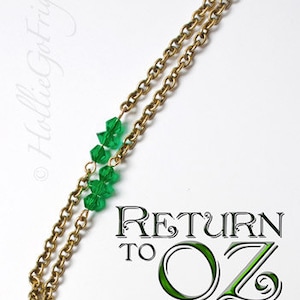 Return to Oz Key Emerald City Key Necklace image 1