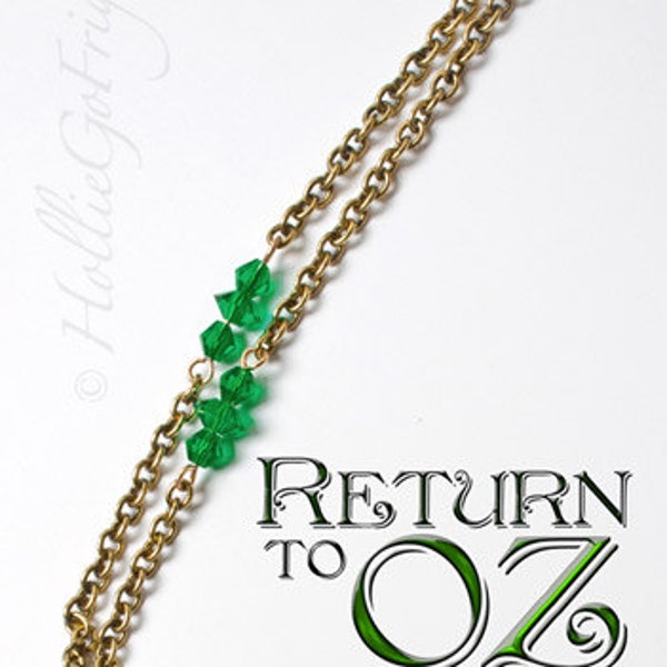 Return to Oz Key Emerald City Key Necklace