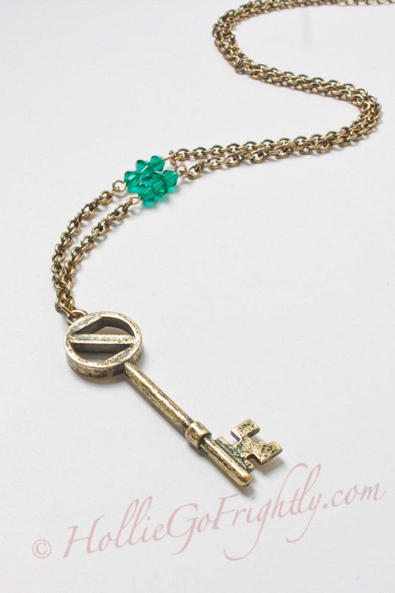 Return to Oz Key Emerald City Key Necklace image 3