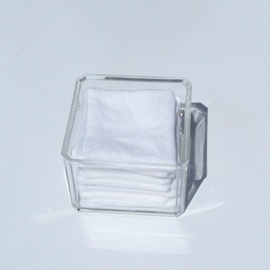 White, All Cotton Washable Makeup Removers/Facial Rounds