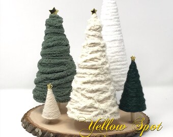 Holiday Yarn Tree Centerpiece