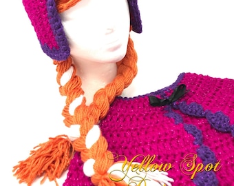 Anna Hat and Shawl Combination