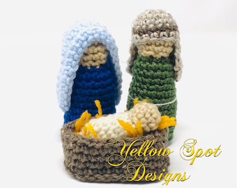 3 piece Nativity set - Joseph, Mary and Jesus