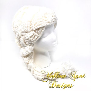 Elsa Crochet Hair Hat