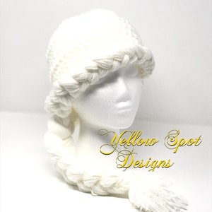 Elsa Crochet Hair Hat