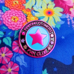 Ramona Flowers Fan Club Enamel Pin