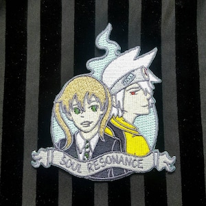 CLEARANCE** Maka and Soul Embroidered Iron-on Patch