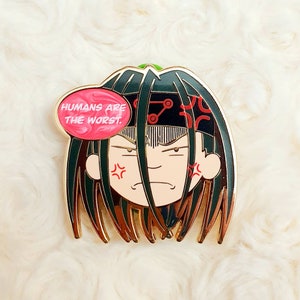 Homunculus Envy Enamel Pin Humans are the Worst