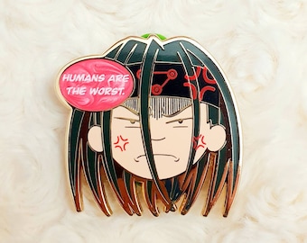 Homunculus Envy Enamel Pin Humans are the Worst