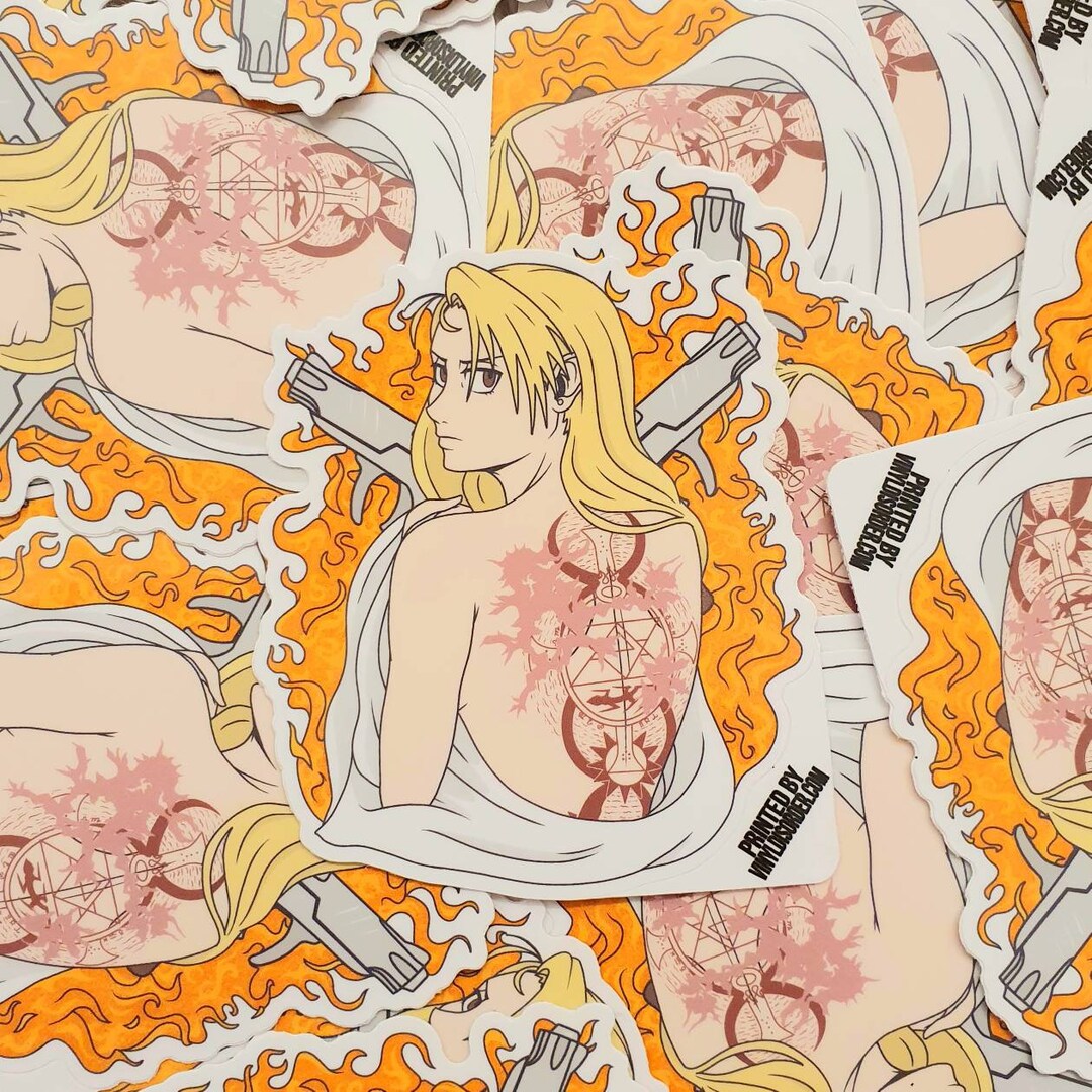 Riza Hawkeye Tattoo Vinyl Sticker - Etsy