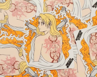 Vinylsticker Riza Hawkeye-tatoeage