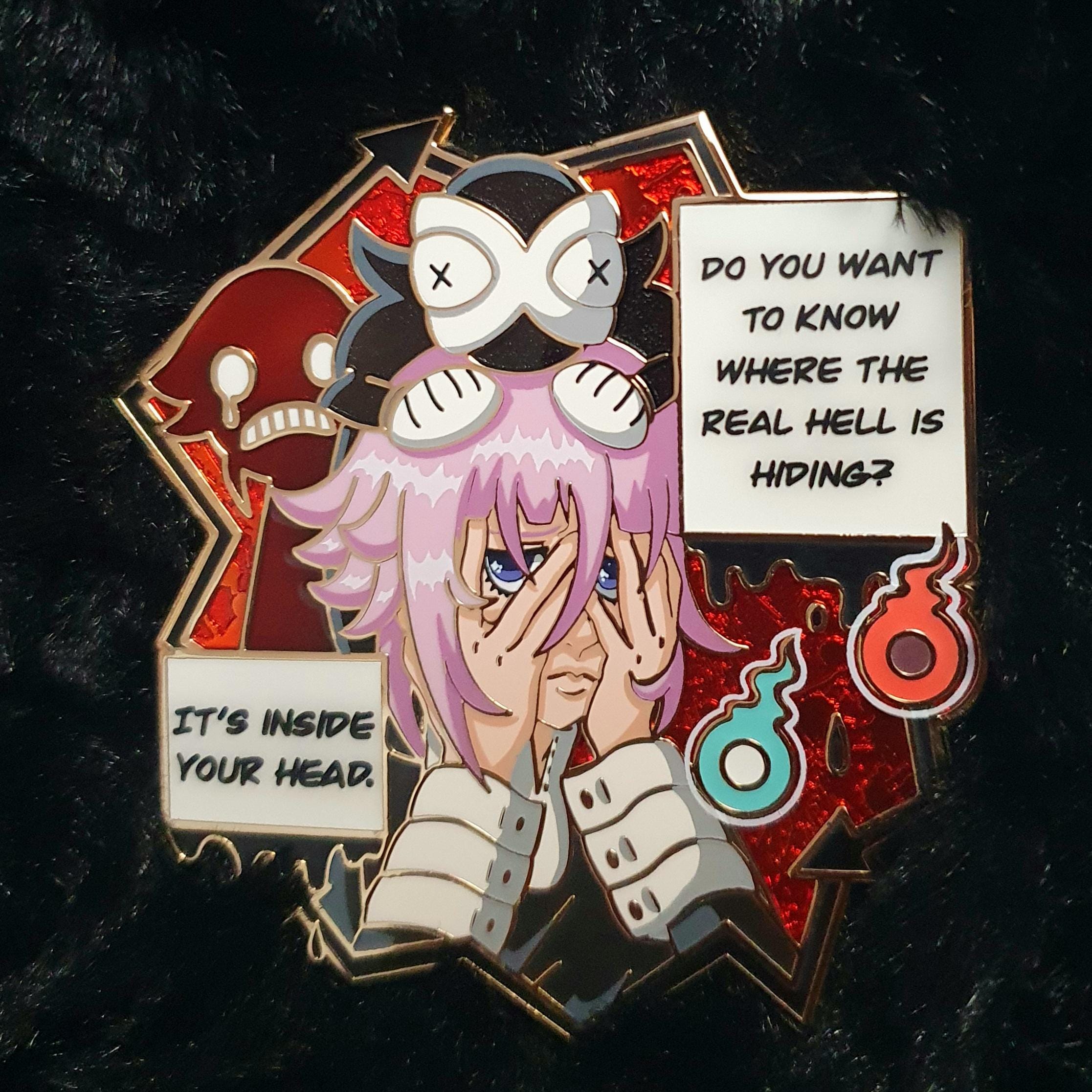 Crona and Ragnarok Demon Swordmaster Enamel Pin Soul Eater - Etsy
