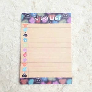 WYPRZEDAŻ** Notatnik A6 Soul Eater z listą zadań do wykonania Memopad
