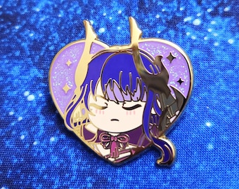 Puppet Boss Raiden Shogun Enamel Pin Genshin Impact Inazuma Mochis of Teyvat
