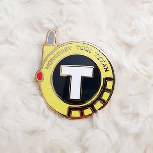 Pin de esmalte de comunicador honorario de Teen Titan
