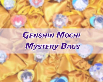 Bolsas misteriosas con pins de esmalte de Genshin Mochis