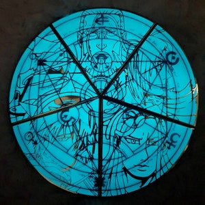 CLEARANCE** FMA Transmutation Circle Enamel Pins Full Glow LE275 Fullmetal Alchemist