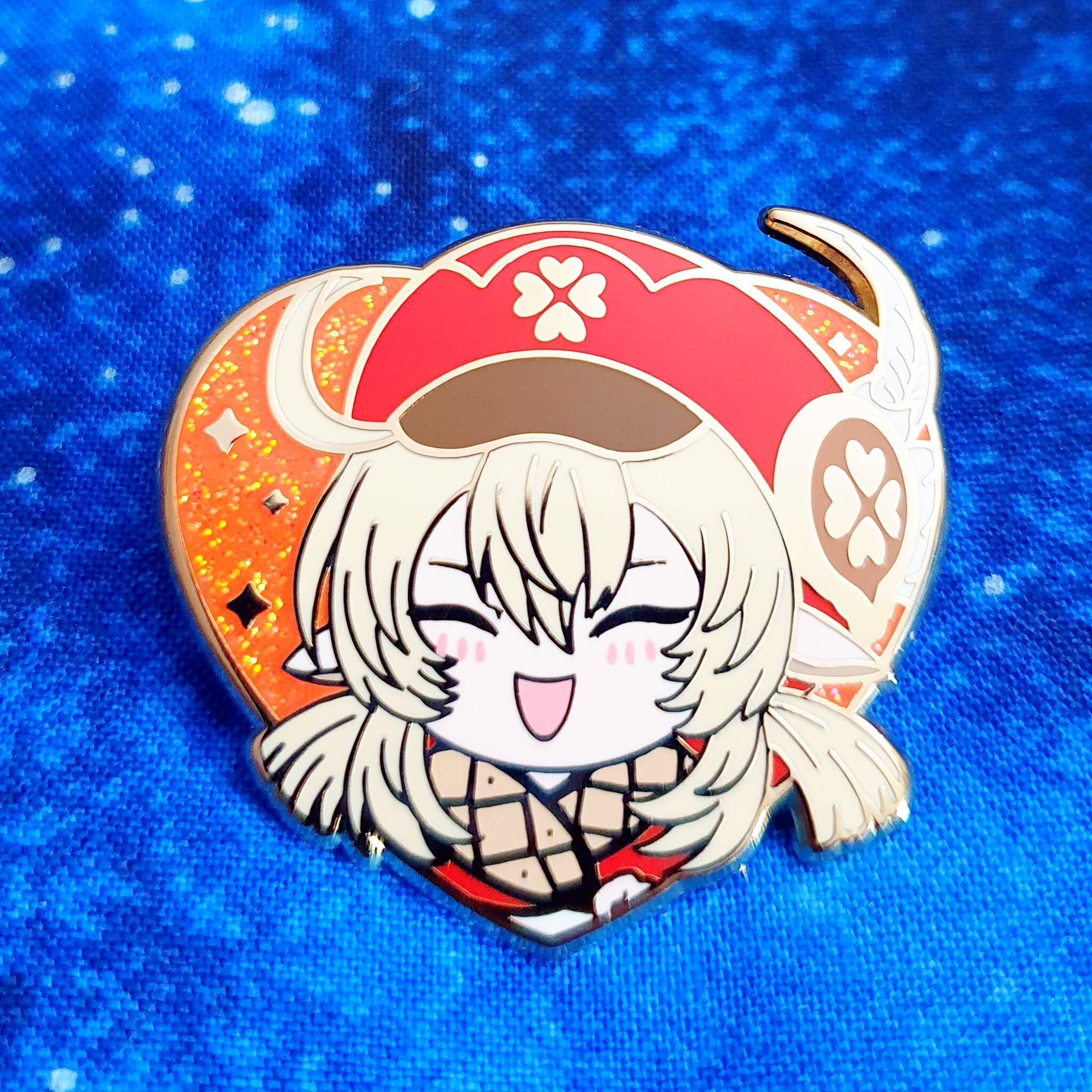 Spark Knight Klee Enamel Pin Genshin Impact Mondstadt Mochis of Teyvat