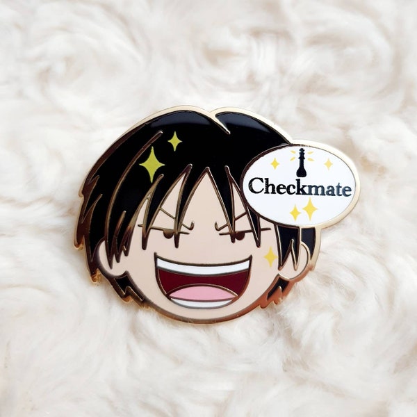 Smug Roy Mustang Enamel Pin