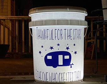 Camping Lighted Bucket