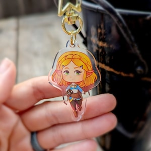 1.75&quot; Double Sided Keychain | Zelda | ToTK | BoTW