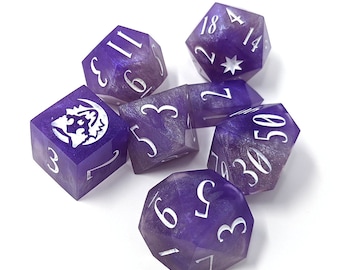 Mystic Vision- 7 Piece Dungeons and Dragons RPG Dice Set