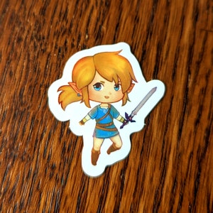 1&quot; Vinyl Sticker | Link Zelda | Breath of the Wild