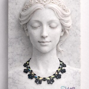 Anleitung für rechtwinklige Weave-Halskette, Perlenweben, Perlenweben, perlenweben, perlenweben, perlenweben muster, perlenweben schmuck