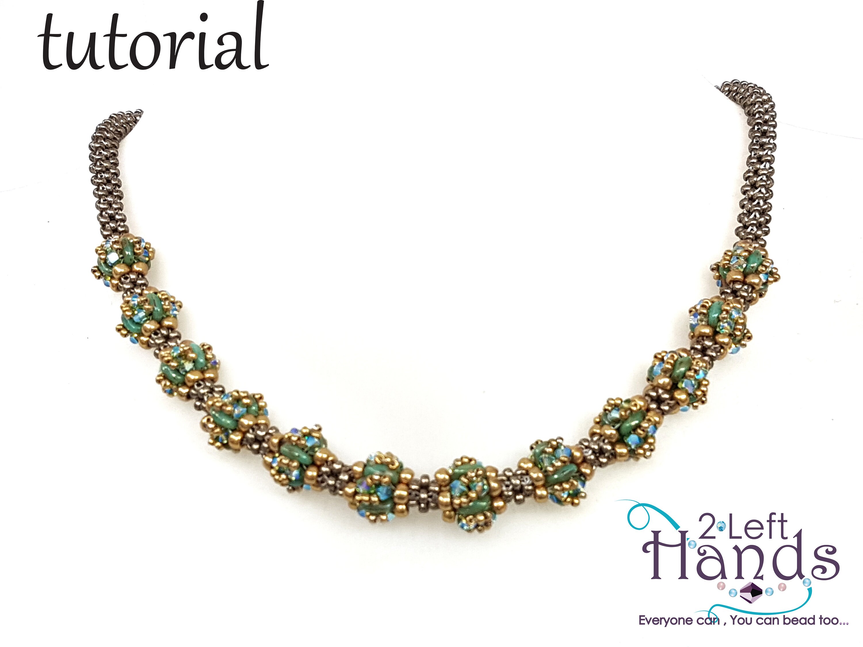 Beading Tutorial, Bead Weaving Pattern, Necklace Pattern, Bead Weaving