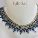 Tutorial Necklace Collar Necklace Tutorial Beading Patterns - Etsy