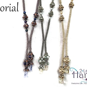 CRAW Tutorial beaded lariat, Necklace  beaded tutorial, Beading patterns pdf, Beadweaving patterns, Step by step  beading, &quot;Swape&quot; lariat,