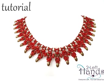 Right Angle Weave necklace tutorial, Beading pattern, Beaded necklace patterns, Beadweaving pattern, Patterns for necklace, "gemsu" necklace