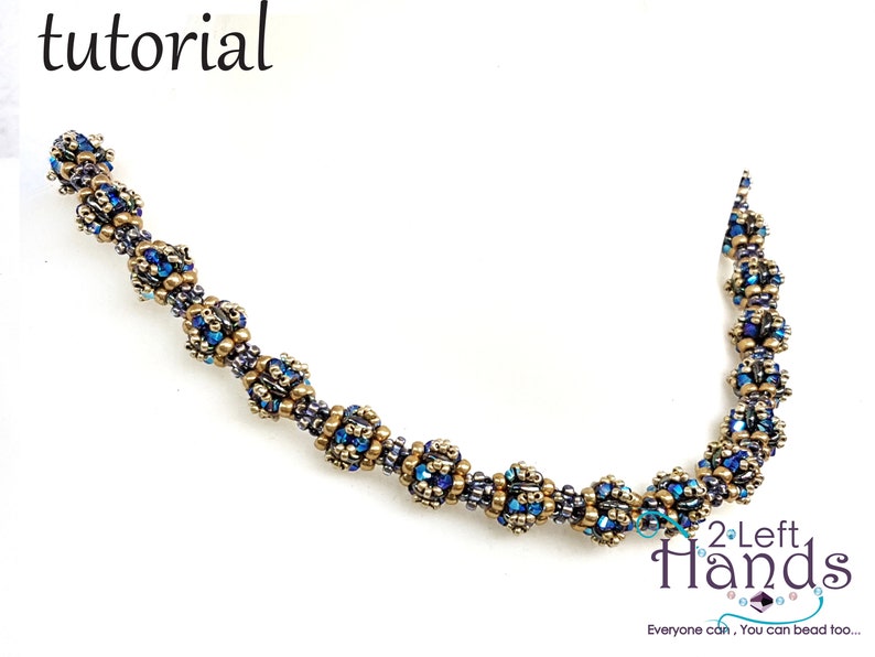 Beading Tutorial, Bead Weaving Pattern, Necklace Pattern, Bead Weaving