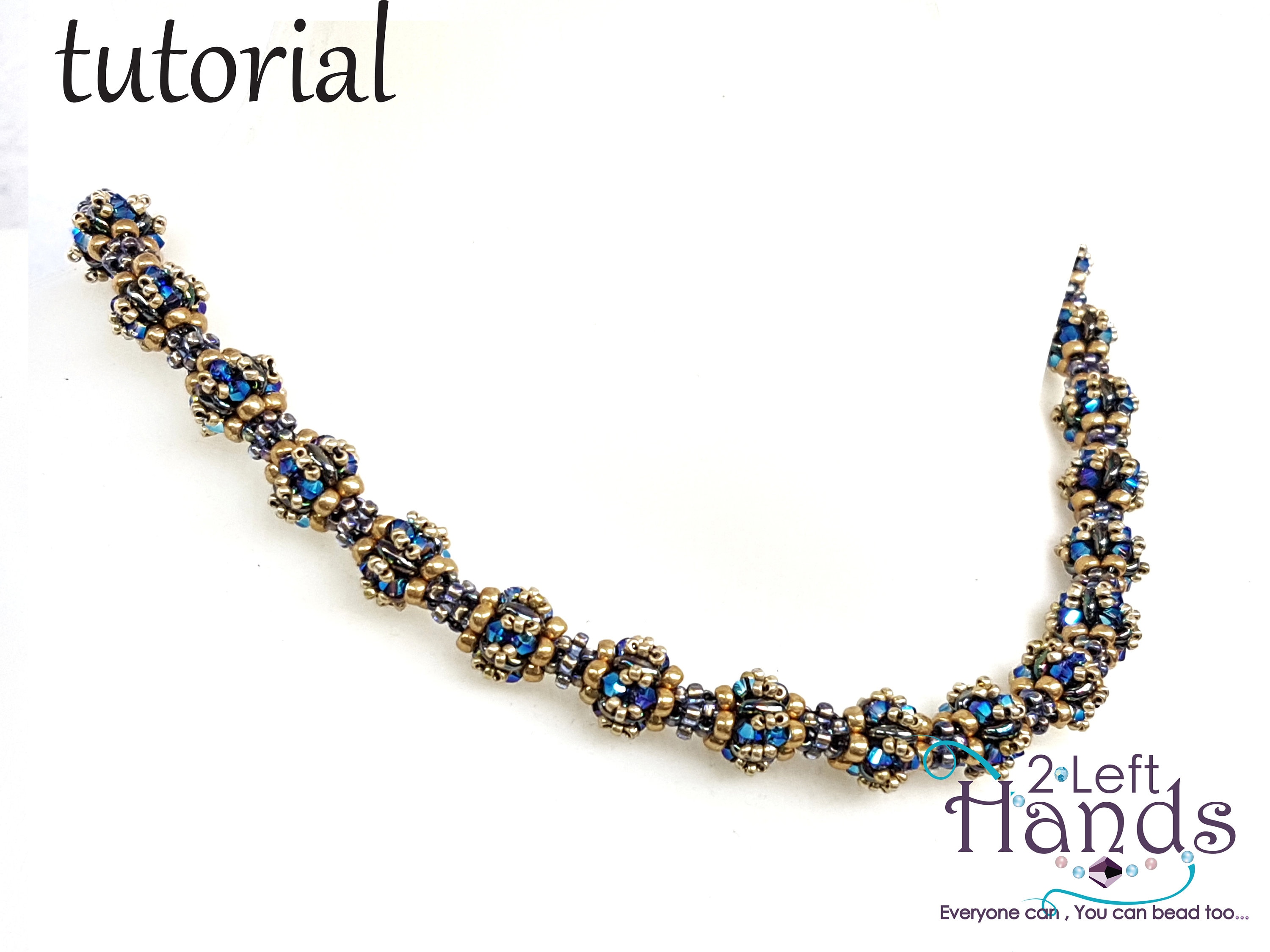 Beading Tutorial, Bead Weaving Pattern, Necklace Pattern, Bead Weaving