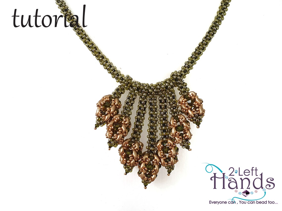 Tutorial Beading Necklace Beading Patterns, Cubic Right Angle Weave