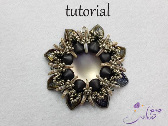 Bead Weaving Patterns Beading Tutorial Beadwork - Beaded Pendant Necklace Tutorial