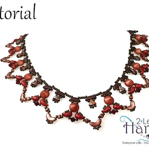 Right Angle Weave necklace tutorial, Beading pattern, Beaded necklace patterns, Beadweaving pattern, Patterns for necklace, Tipumi necklace