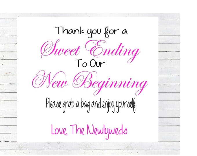 INSTANT DOWNLOAD Candy Buffet Sign, Wedding Candy Sign, Candy Buffet Welcome Sign