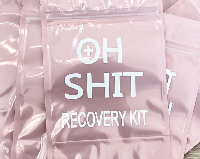 Hangover Kit, Hangover Kit Bag, Just in Case Kit, Recovery Bag, Bachelorette Party, Wedding Hangover Bag, Recovery Kit