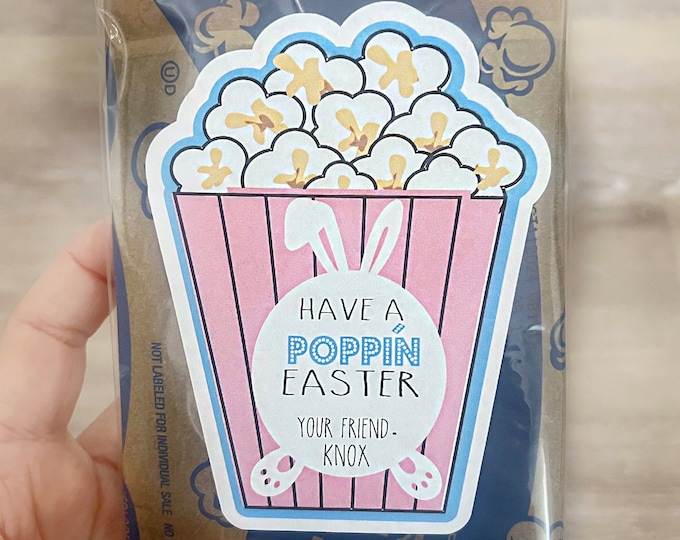 Easter Class Gift, Popcorn Kids Easter, Kids Easter Classroom Gifts, Spring Break Class Gifts