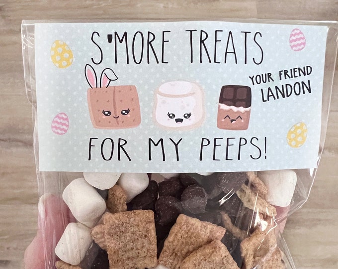 Easter Class Gifts, Easter S'mores, Easter Classroom Treats