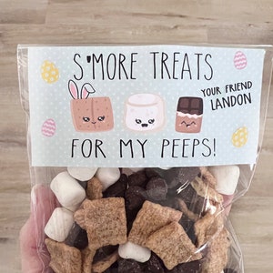 Easter Class Gifts, Easter S'mores, Easter Classroom Treats