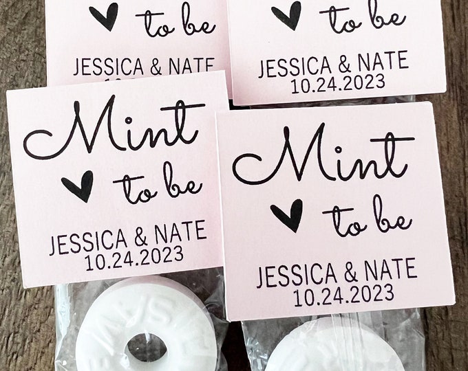 Wedding Favors Mint to Be Lifesavers, Personalized Wedding Favors, Mint to Be Wedding Favors