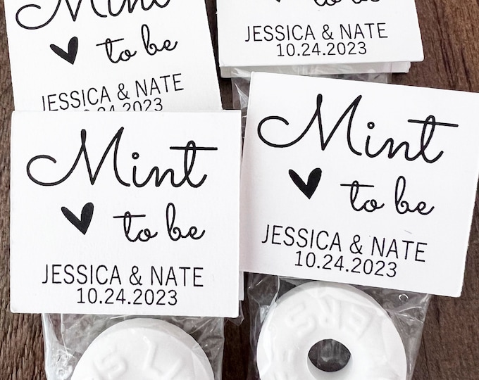 Wedding Favors Mint to Be Lifesavers, Personalized Wedding Favors, Mint to Be Wedding Favors